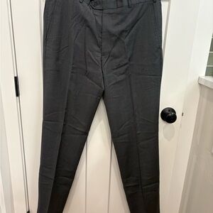Emporio Armani Black and Gray Trousers